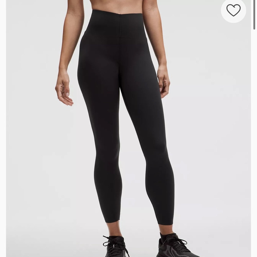 NWT Black Lululemon Glow Up Super High Rise 25” Leggings